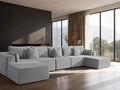 168" Cloud Sectional Couch, Comfort U Shaped Sofa by VYUXWO