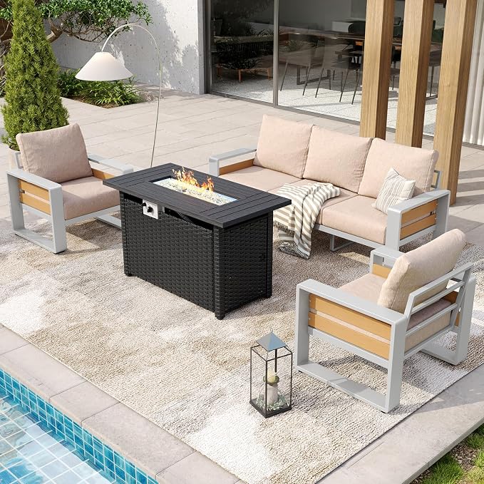 Aoxun Aluminum Patio Furniture Set - Image 5