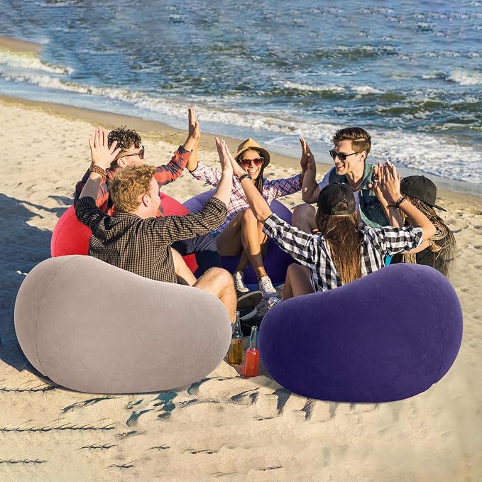 Realspring 6 9 12 Pcs Inflatable Bean Bag Chairs - Image 6