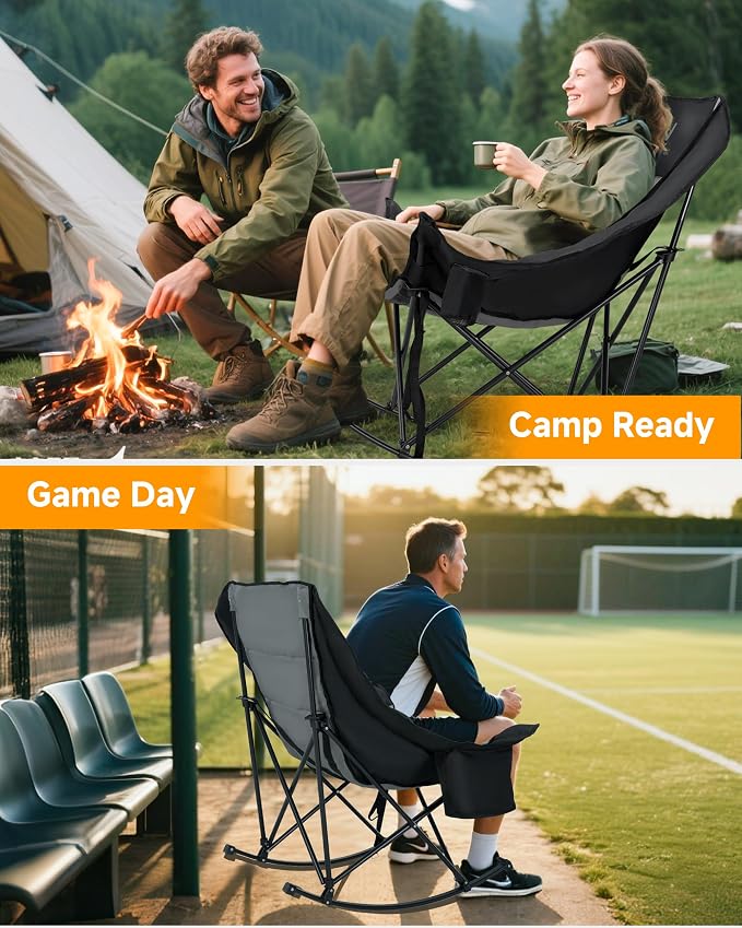 Slsy Oversized Rocking Camping Chair - Image 5