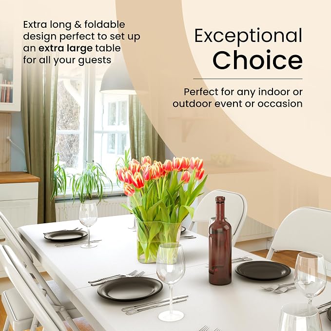 Our Modern Space 8 Feet Foldable Table - Image 4