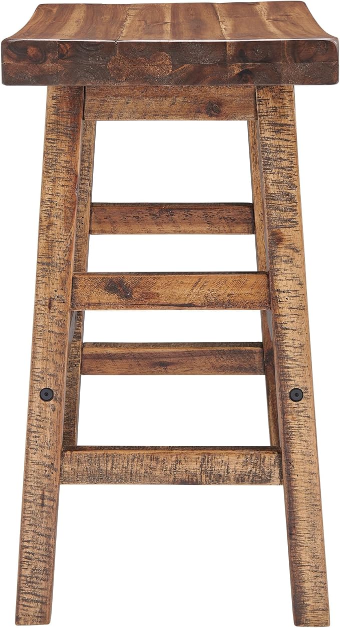 Alaterre Furniture Durango 26-Inch Tall Industrial Wood Counter-Height Stool - Image 10