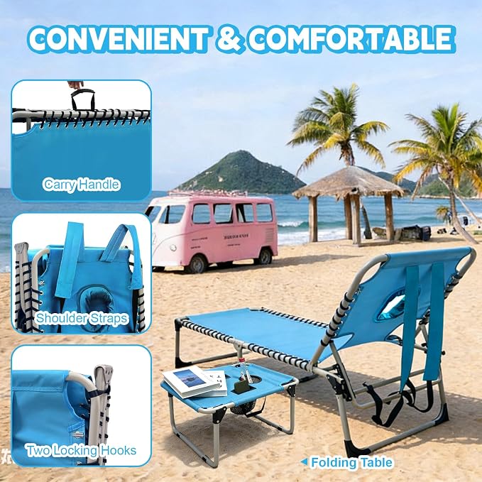 Backpack Sun Tanning Chair - Image 7