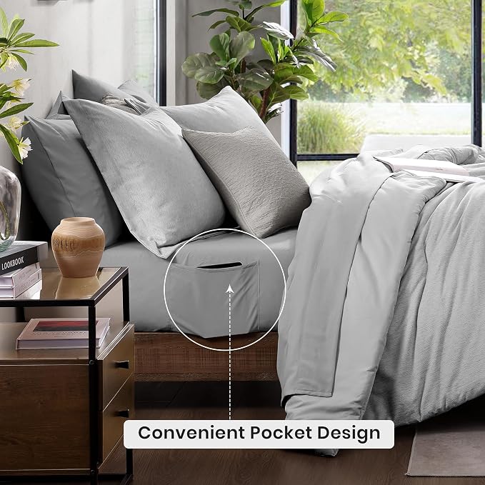 Monbix Queen Comforter Set - Image 4