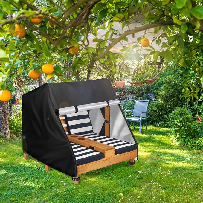 Outdoor Chaise Lounge Cover for KidKraft Wooden Double Chaise Lounge, - Image 6