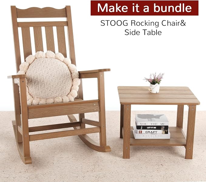 Stoog Oversized Outdoor Rocking Chair, Porch Rocker - Image 7