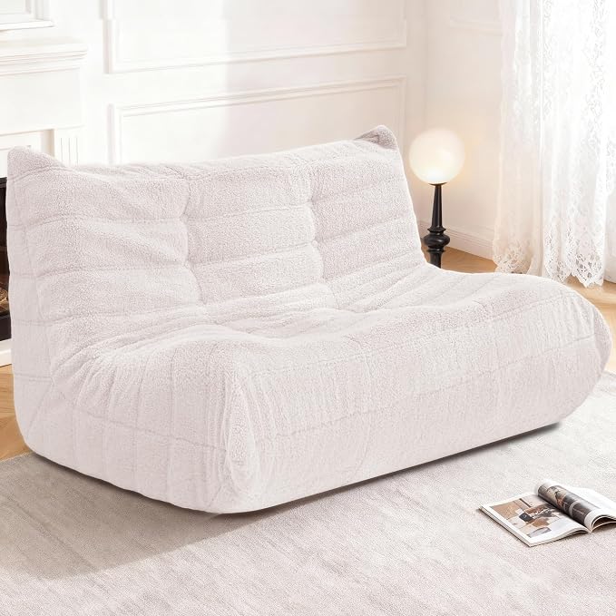 Bean Bag Loveseat Chair Big Sofa Beanbag Chair by Cansunna