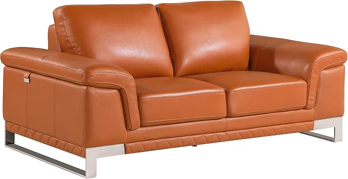 Blackjack Furniture Weston Collection Genuine Italian Leather Living Room by BlackjackFurniture