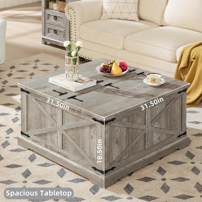 Joaxswe Farmhouse Coffee Table - Image 3