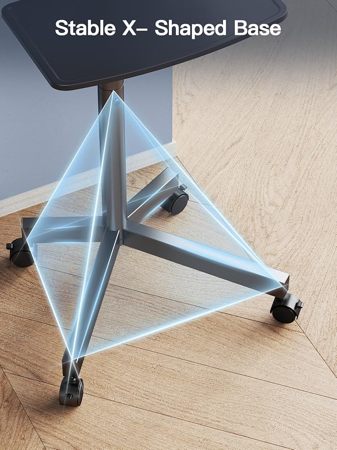 PERLESMITH Rolling TV Stand on Wheels - Image 5