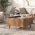 JOINICE Walnut Lift Top Coffee Table by Joinice