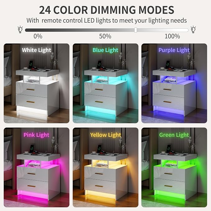 Smart Night Stand Set of 2 - Image 5