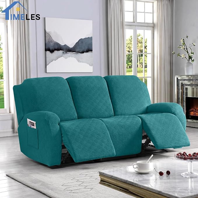 Timeles Recliner Covers for 3 Seater Reclining Couch Covers Sofa Slipcover - Image 7