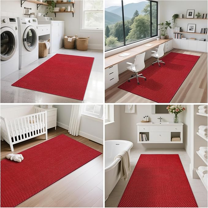 YDKGL 2x5 ft Hallway Runner Rug Boho Woven Washable Long Kitchen Runner Rugs - Image 8