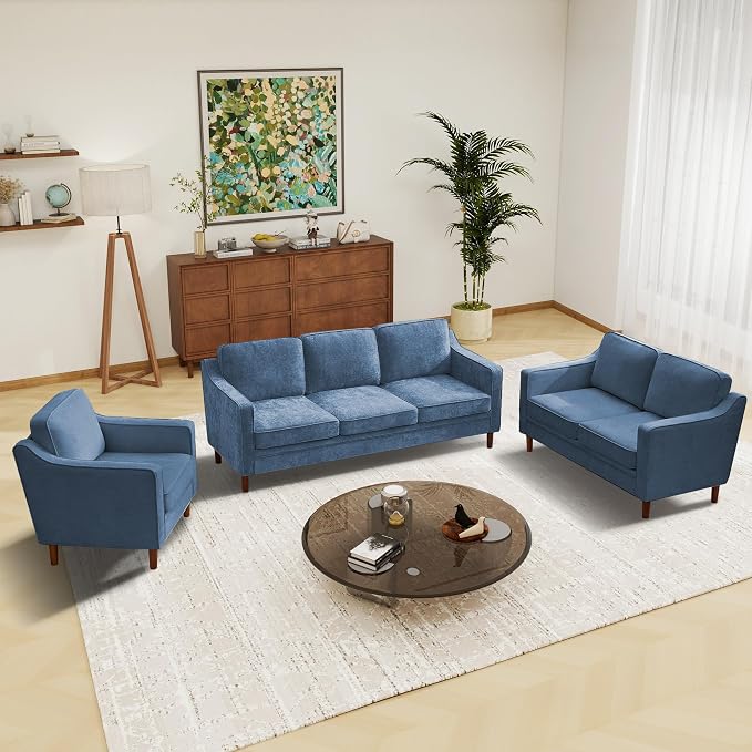 Kingfun Living Room Furniture Sets, 3 Seater Couch, Armchair and Loveseat by KINGFUN-Anexcitingoption