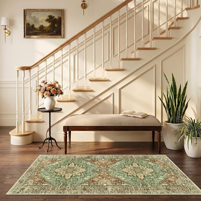 RELEANY Area Rugs 2'6"x5' Runner Rug Non Slip Washable by RELEANY
