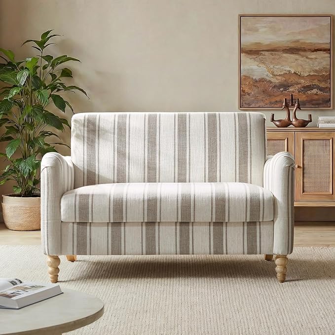 EcoHarbor Living 50.5" Mid-Century Modern Couch, Upholstered Sofa - Image 3