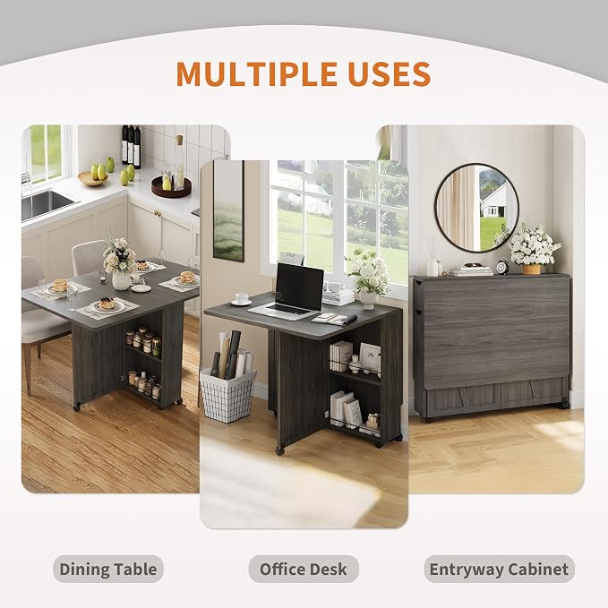 IDEALHOUSE Folding Dining Table - Image 8
