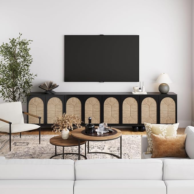 Nathan James Leah Boho TV Stand or Sideboard Cabinet - Image 3