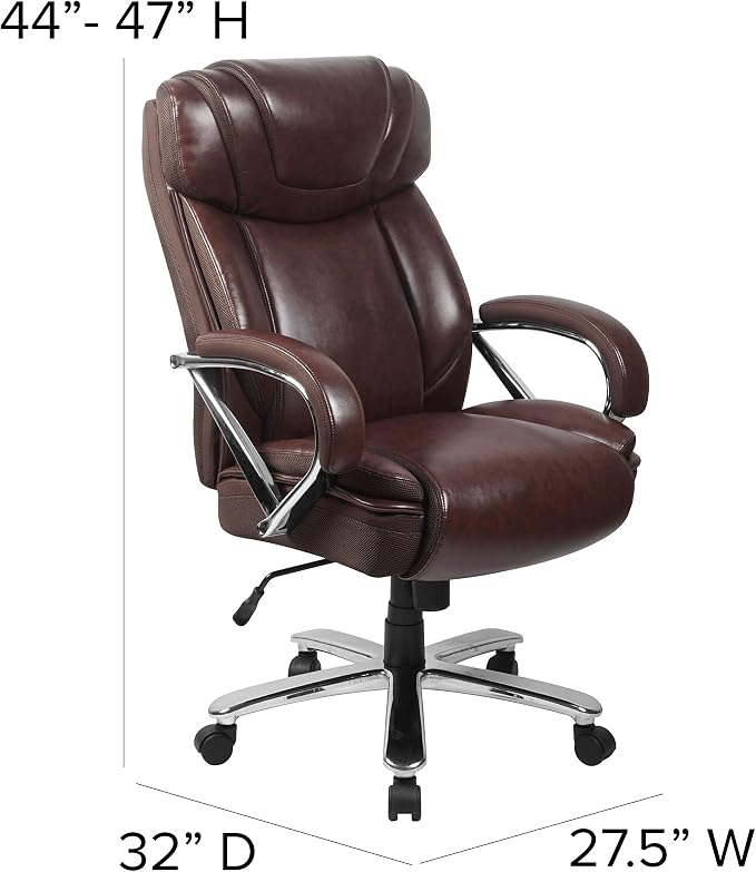 Flash Furniture Hercules Series High-Back Swivel LeatherSoft Office Chair - Image 3
