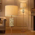 OYEARS 65" Floor Lamp with Night Light, Farmhouse Floor Lampfor Bedroom by OYEARS