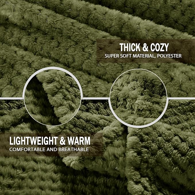 Exclusivo Mezcla Fleece Throw Blanket Extra Large, Super Soft and Warm Blankets - Image 5