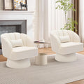 Garvee Ultra-Plush Swivel Accent Chair, 360° Barrel Lounge Chair by Garvee