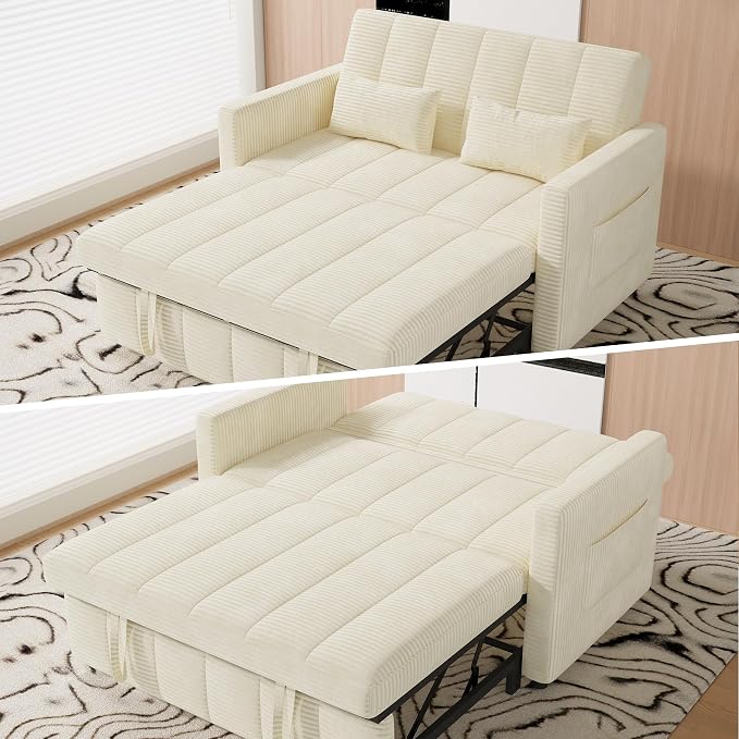 Nebuaegis Sleeper Sofa Bed, 3-in-1 Convertible Pull Out Couch - Image 8