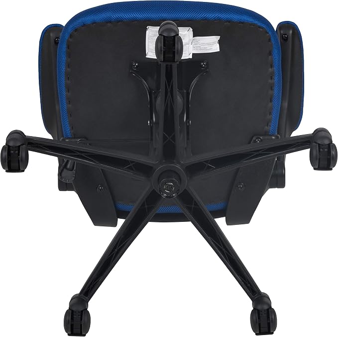 Flash Furniture Kelista Mid-Back Blue Mesh Swivel Ergonomic Task Office Chair - Image 12