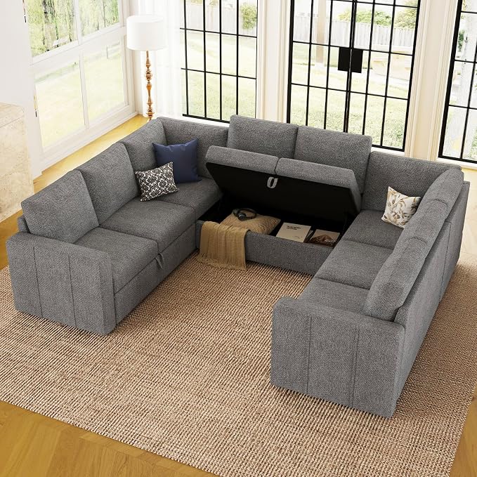 Belffin Modular Sectional Sleeper Sofa Bed - Image 3
