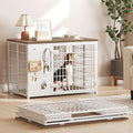 YATINEY Foldable Dog Crate Furniture, Dog Crate by Yatiney
