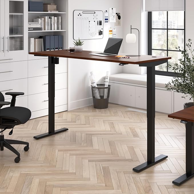 Bush Business Furniture 72-inch Electric Height Adjustable Standing Desk - Image 2