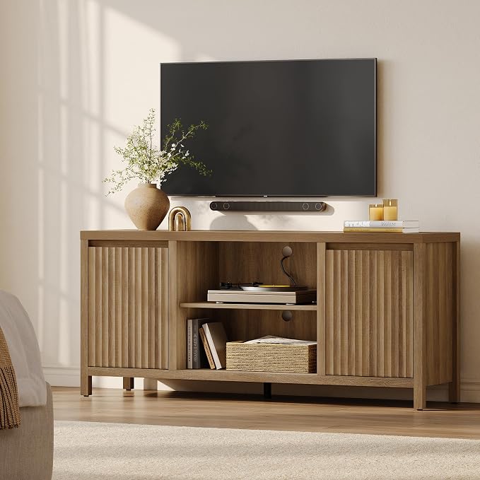 SICOTAS Fluted TV Stand for 55 65 inch TV - Image 4