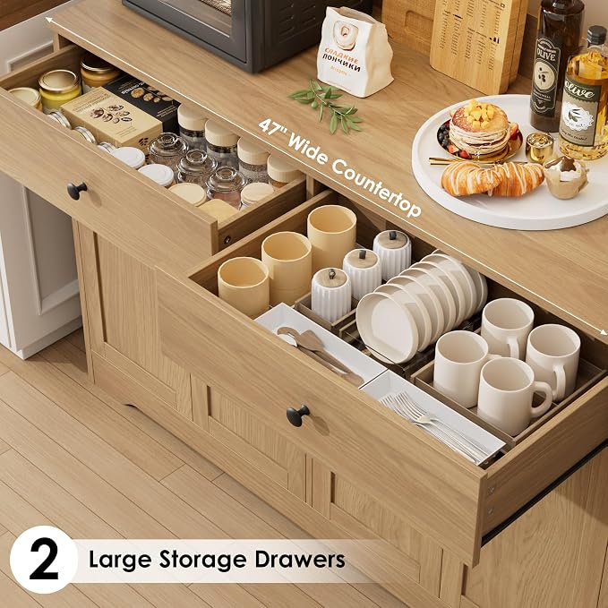 HIFIT 71" LED Kitchen Pantry Cabinet - Image 5