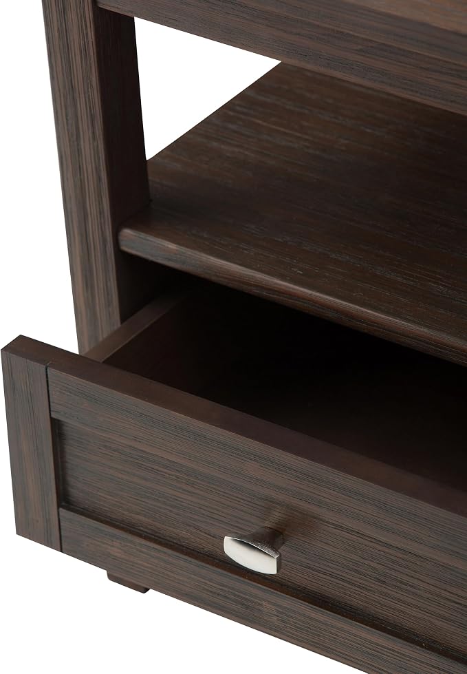 SIMPLIHOME Warm Shaker Solid Wood 20 inch Wide Transitional-Style End Tables in - Image 5