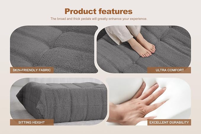 Bean Bag Pouf Ottoman, Foot Stool, Foot Rest - Image 5