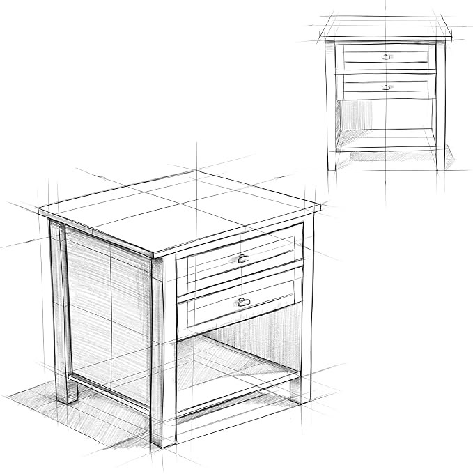 SIMPLIHOME Warm Shaker Nightstand - Image 14