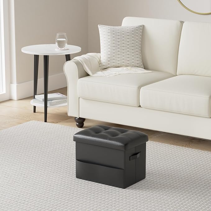 Storage Ottoman Foot Rest Stool - Image 2