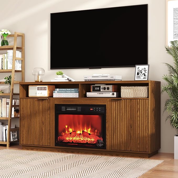 4-Piece Fluted Living Room Set Includes 31.5" Fluted Lift Top Coffee Table - Image 7