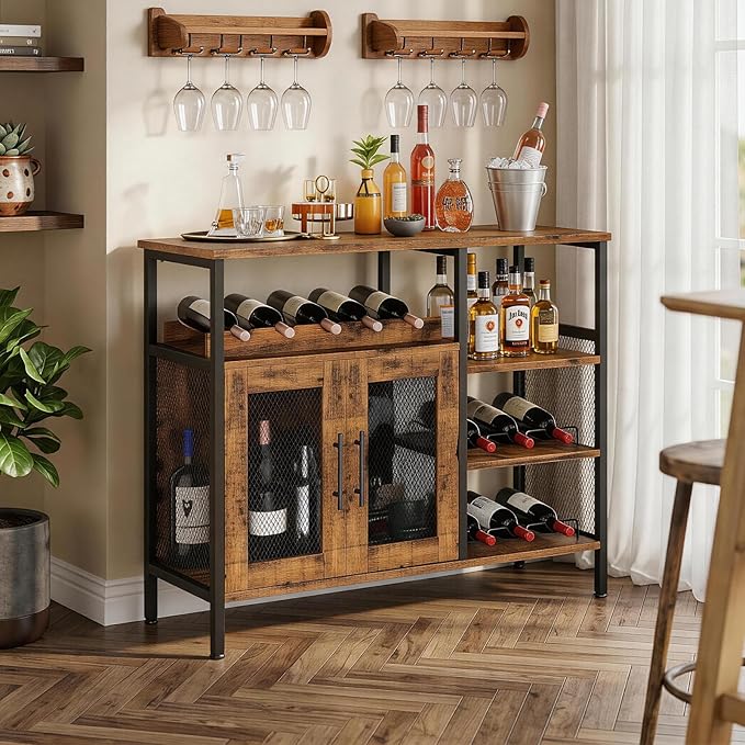 X-cosrack Wine Bar Rack Cabinet - Image 4