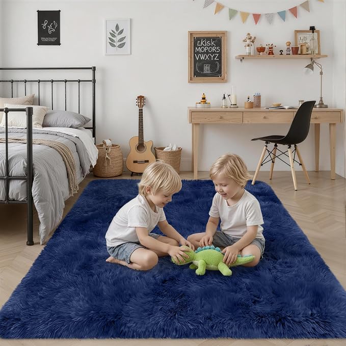 6x9 Area Rugs for Living Room Bedroom: Ultra Soft Fluffy Shag Rug Upgrade - Image 7