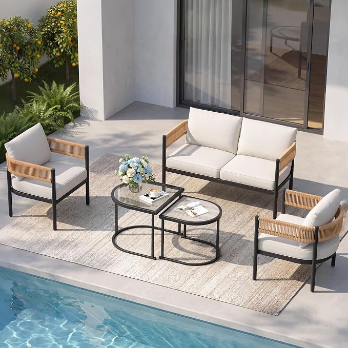 Grand patio 5-Piece Outdoor Furniture Set - Image 2