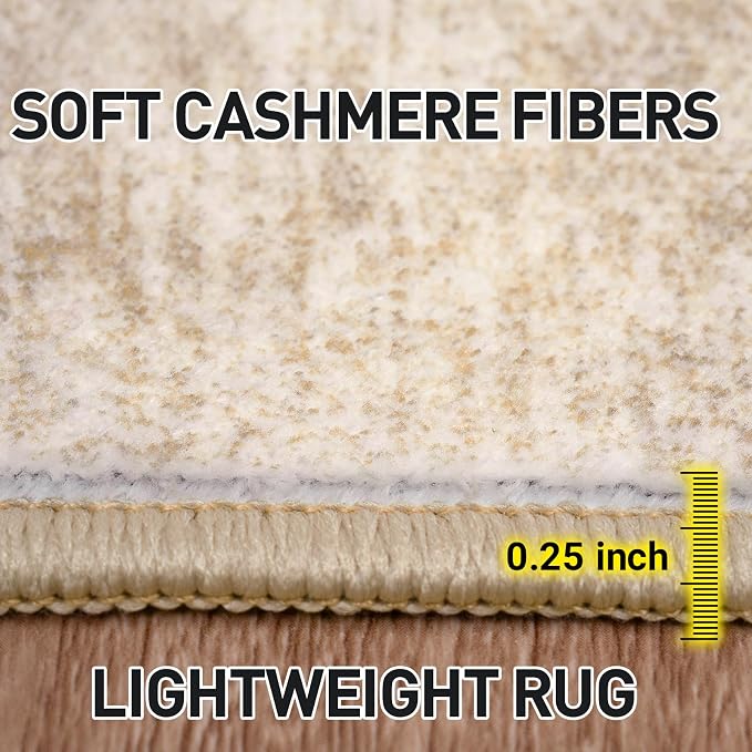8x10 Area Rugs Washable Rug: Modern Abstract Living Room Rug Soft Anti-Skid - Image 6
