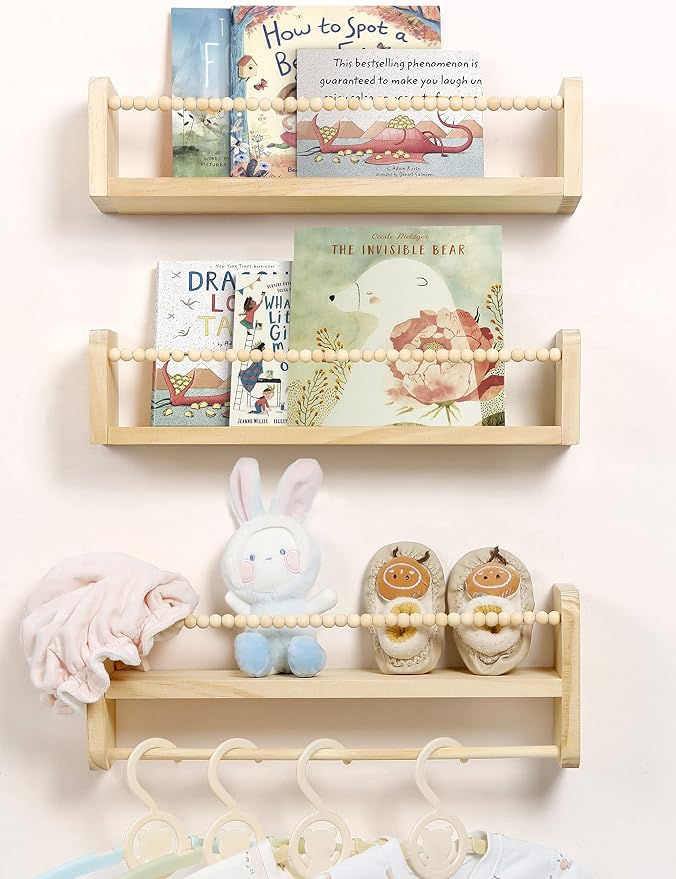 Maxpeuvon Nursery Floating Shelves by Maxpeuvon