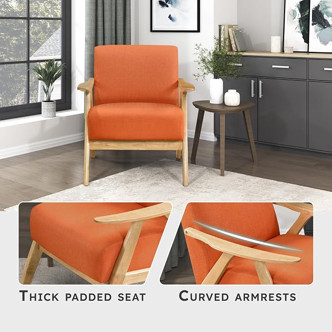 Lexicon Mid Century Modern Accent Chair - Image 3