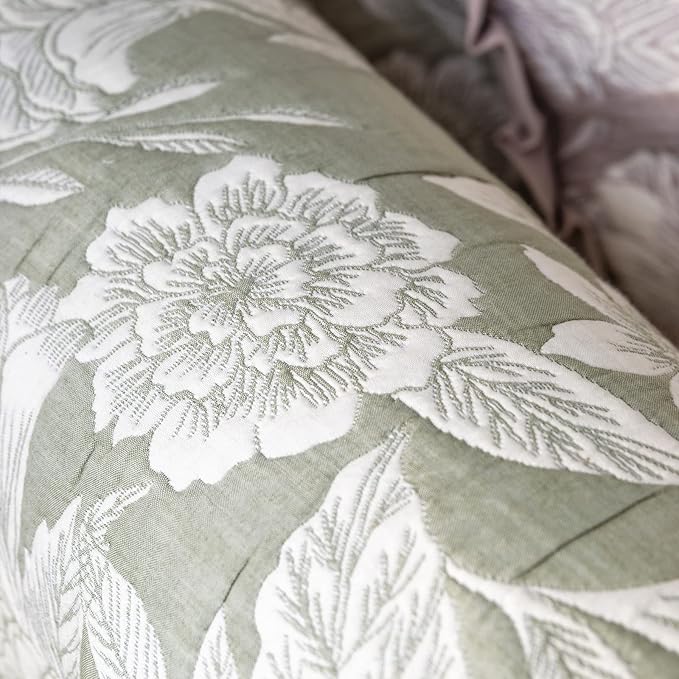 GLORY SEASON Sofa Cover Luxury Jacquard Stylish Embroidery Ruffle, Vintage Sofa - Image 4