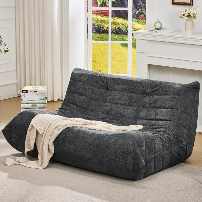 Bean Bag Chairs for Adults Giant Bean Bag Chair Memory Foam BeanBag Chair Bean by YourHomeDeservesMore