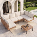 Aoxun 5-Piece Patio Furniture Set, Wicker Outdoor Furniture by Aoxun