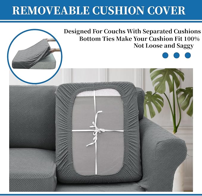 XINEAGE 2026 New 3 Pieces Couch Covers - Image 4