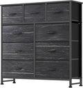 DUMOS 9 Drawer Dresser for Bedroom, Fabric Storage Organizer by DumosLifestyle